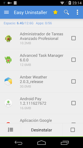 desintalar aplicaciones preinstaladas Android sin root