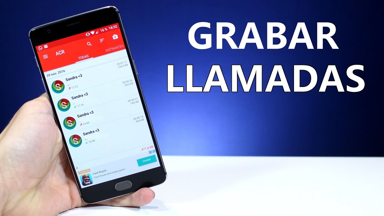 Cómo Grabar Llamadas desde un Teléfono Android