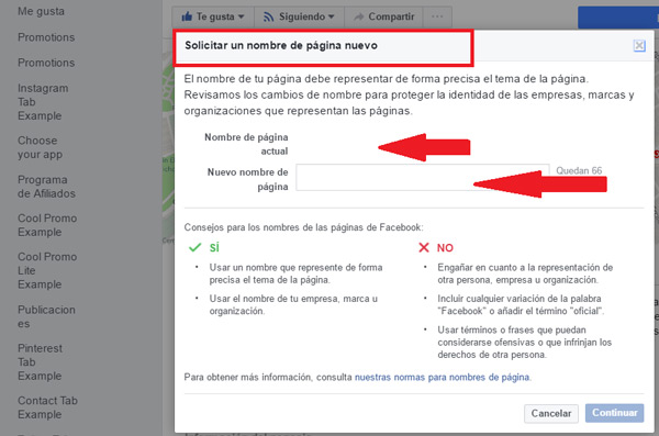 Cómo Cambio El Nombre De Mi Página De Facebook Pasos Para Cambiar Tu Nombre De Facebook